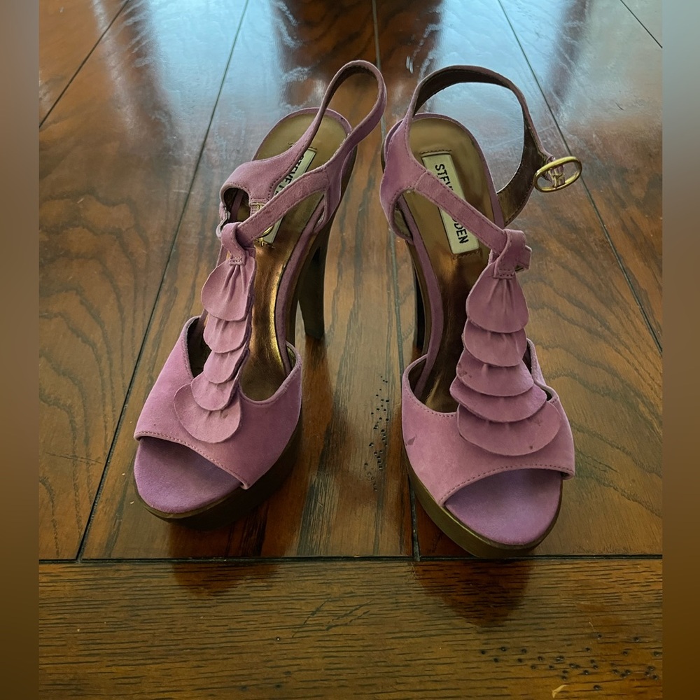 Y2K Steve Madden Purple Heels